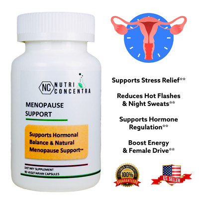 Hot Flashes reduce, Menopause Control, Soy Isoflavone, Natural Formula, 90 Caps.