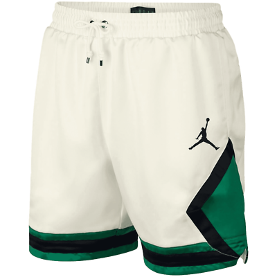 Nike Air Jordan Satin Diamond Basketball Shorts Green AO2820 133 Men s Size XL