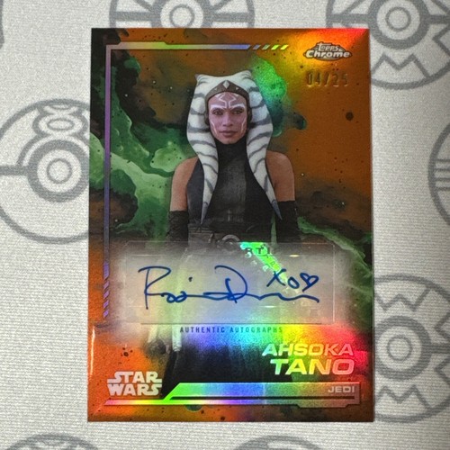 topps STAR WARS AHSOKA TANO アソーカ タノ サイン Ahsoka Tano Star Wars Topps Masterwork Relic Signed Rosario