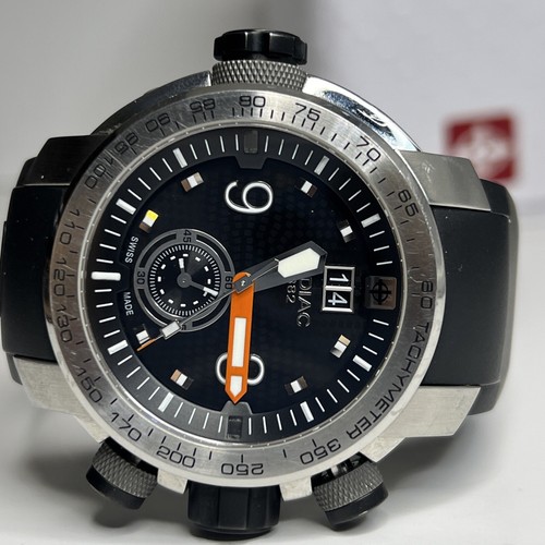 Zodiac ZMX-03 ZO8505 Quartz Chronograph Diver Date Watch w