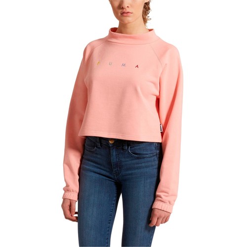 

[578947-19] Женский Puma FIERCE CAT ОБРЕЗАННЫЙ ЭКИПАЖ, Peach bud