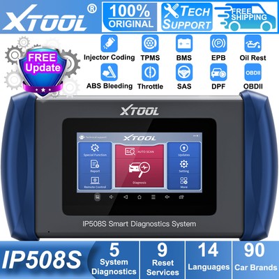 XTOOL IP508S OBD2 Scanner Car Diagnostic Tool ABS SRS EPB SAS TPMS Code Reader