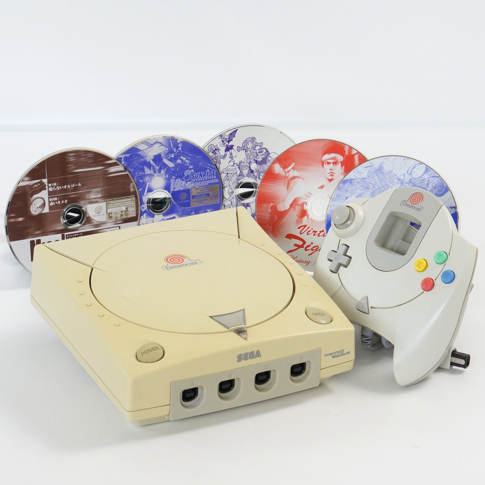 【すぐ遊べるセット】セガ Dreamcast HKT-3000 02-354 Sega Dreamcast Console HKT-3000 Japanese Games Only - Choose
