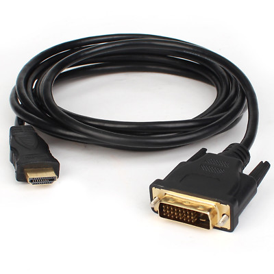 6ft-15ft 1080P TV Full HD HDMI to DVI Cable for Raspberry Pi, Xbox One, PS4 PS3