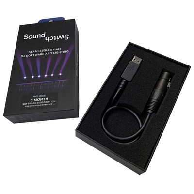 SoundSwitch Micro Interface USB to DMX 2-Universe DJ Stage Lighting Controller