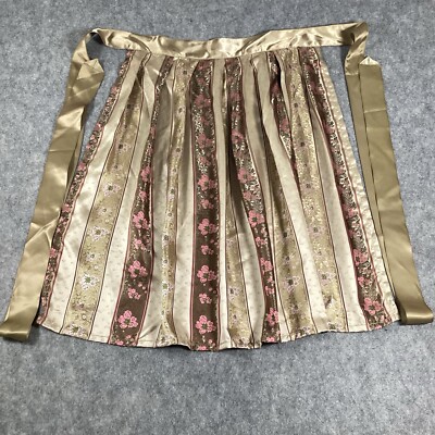 Stockerpoint Dirndl Apron German Oktoberfest Vintage Pink Gold Green Traditional