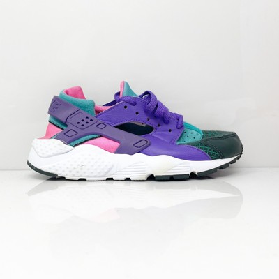 

Nike Boys Huarache Run Now BQ7096-300 Фиолетовые кроссовки для бега, размер 4,5 года, Фиолетовый, Huarache Run Now