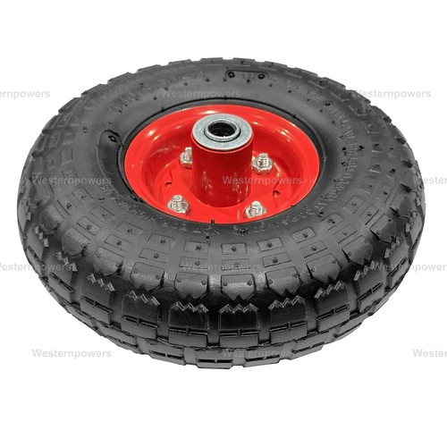 4 Pack 10 Inch Pneumatic Tire Wheels For Garden Carts Yard Dump Utility Wagon