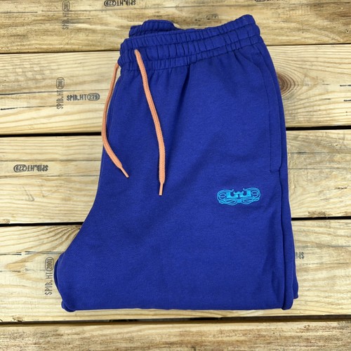 Nike Lebron James Sweatpants Blue Chess Pattern Men’s Size Large DQ6145 455 NWT