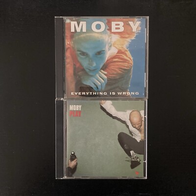 Moby - Play & Everything Is Wrong - 2 CD lot