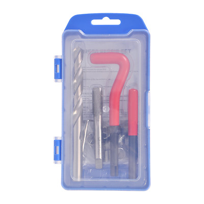 Pro 15Pc Thread Repair Kit M12 X1.25 X 16.3MM Auto Car Tool Helical Coil