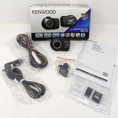 Kenwood DRV-410 GPS Integrated Dashboard Camera Full HD 1.5'' Color Screen HDR