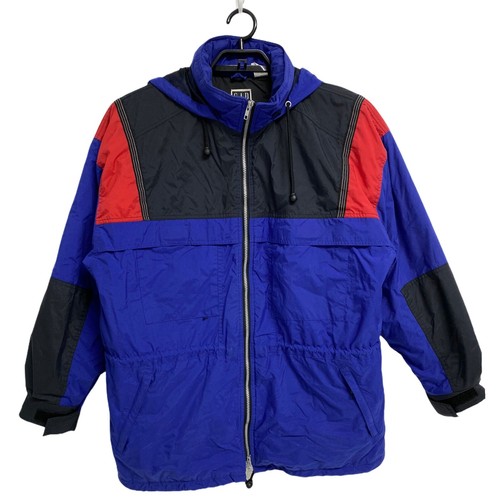 Vintage Gap GP Tech Men's Windbreaker Hoodie Jacket full zip