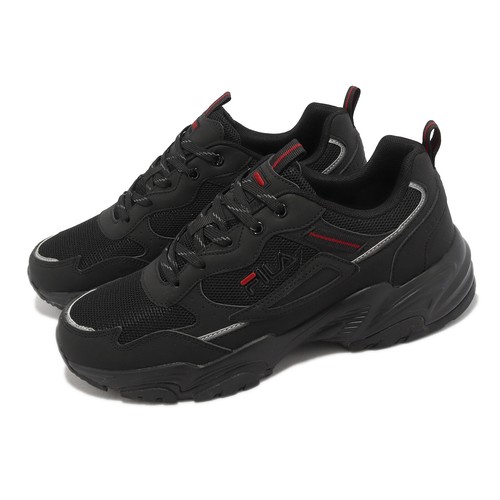 

Fila Ranger Черный Красный Серебряный Мужская Повседневная Обувь Коренастый Папа Обувь Кроссовки, Ranger