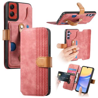 For Motorola Moto G 5G/ G Power/ G Play/ G Stylus 2024 Leather Flip Wallet Case