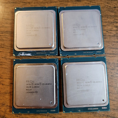 4 - Intel Xeon E5-4640 V2 SR19R 2.2GHz 10-Core LGA-2011 Server CPU 95W E5-4640v2