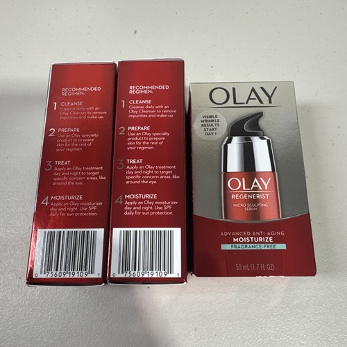 Olay Regenerist Micro Sculpting Serum 1.7oz Fragrance Free Moisturize NEW 1091