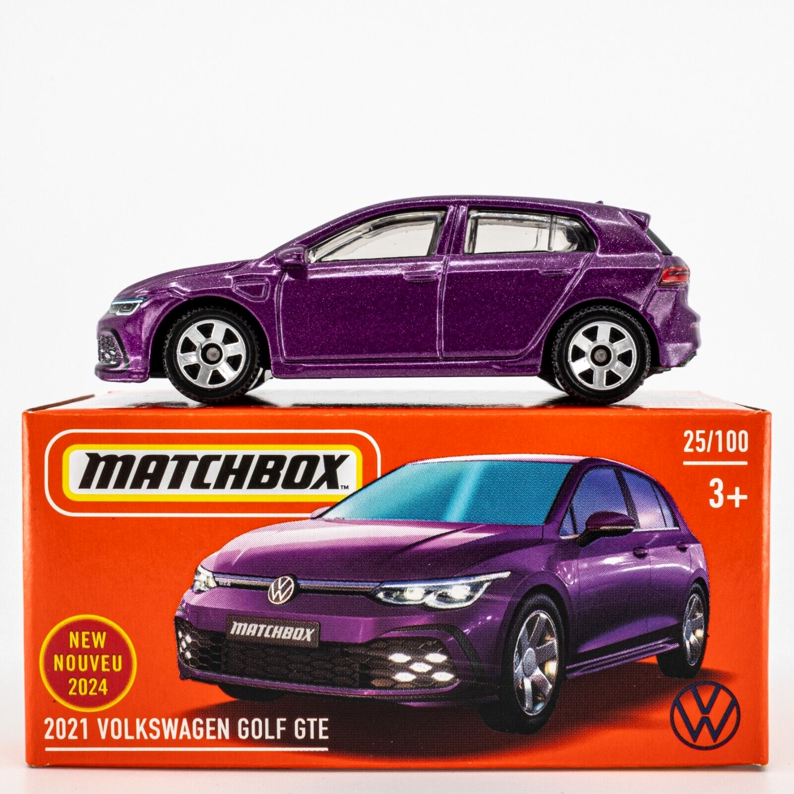 2024 Matchbox Power Grabs #25 2021 Volkswagen Golf GTE