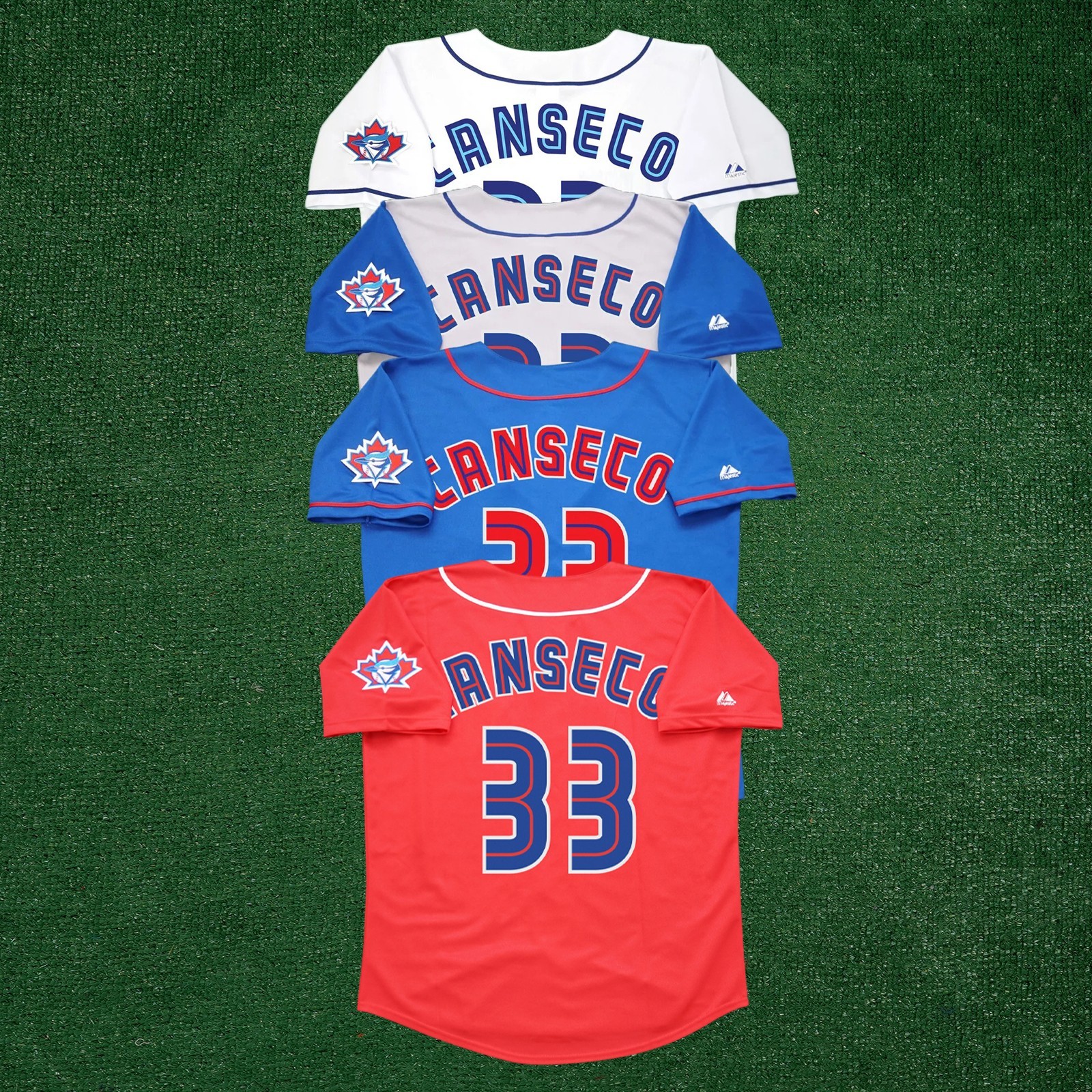 応援グッズ vtg 90s Texas Rangers 33 Canseco JERSEY vtg 90s Texas Rangers 33 Canseco JERSEY 野球