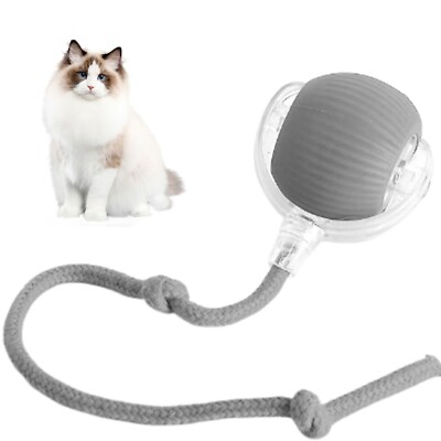 Pet Interactive Rolling Ball, Electric Rolling Dog Ball, 360° Smart Cat Toy Ball