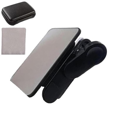 Phone Shooting Smartphone Camera Mirror Reflection Clip Kit Selfie Sky Set