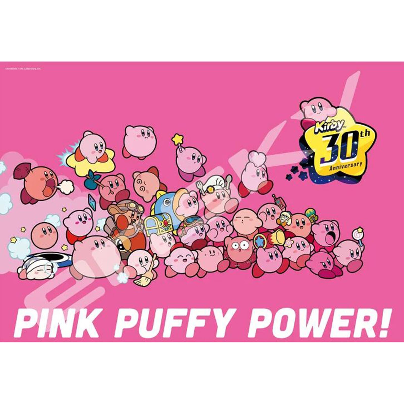 Пазл Kirby 30th Anniversary Pink Puffy Power из 1000 деталей НОВИНКА НА НАЛИЧИИ