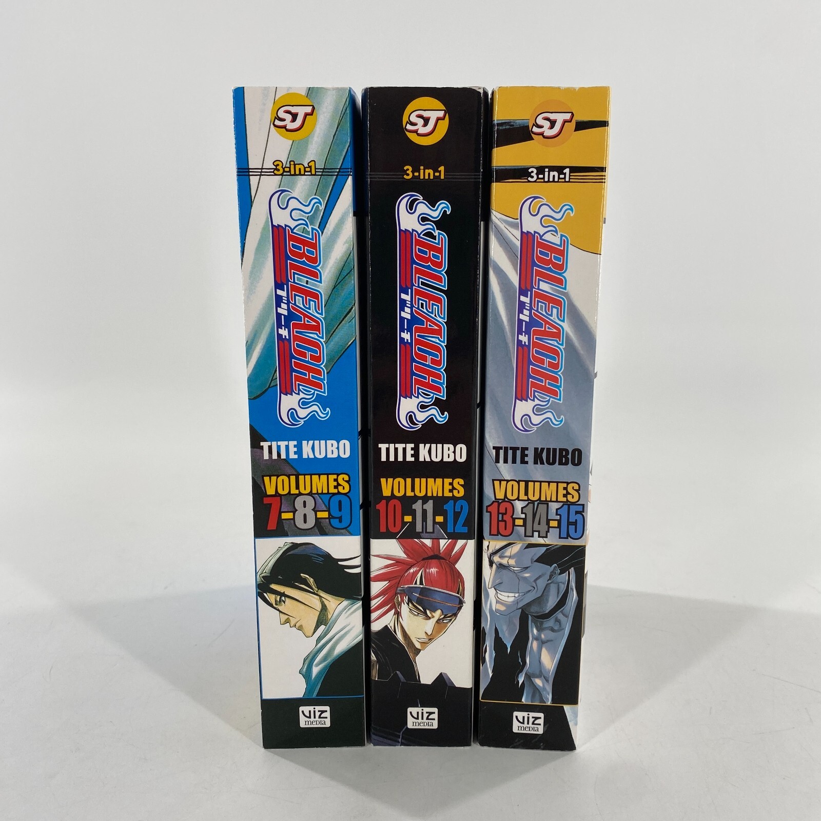 Bleach Manga Book Lot Omnibus 3-in-1 English Vol 7-15 7 8 9