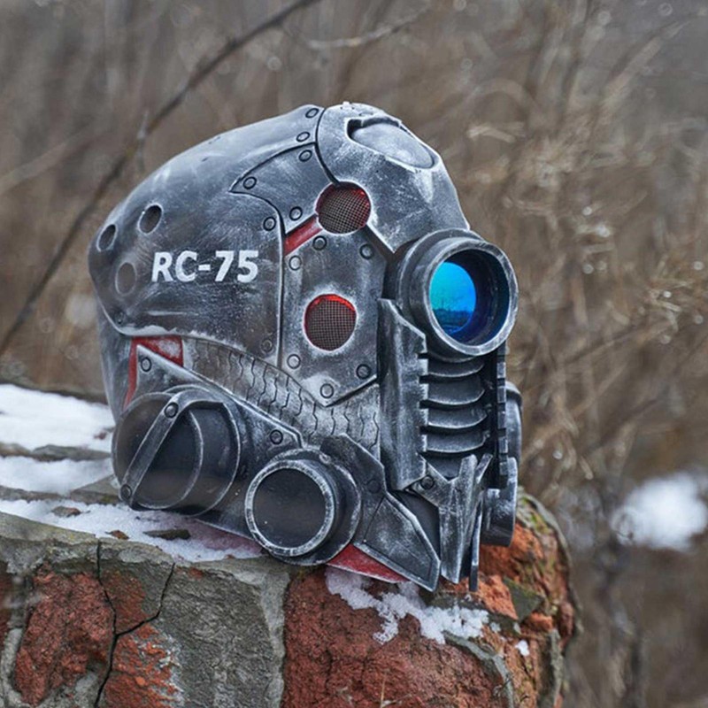 Halloween Robot CyberPunk Steampunk Mask Cosplay Props Masque Helmet Latex Full