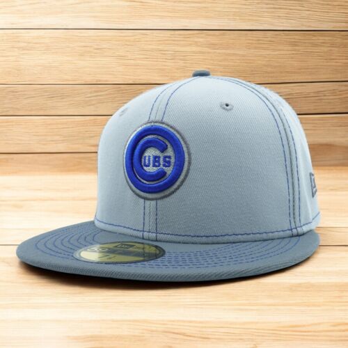 [60310958] МУЖСКИЕ КРОССОВКИ NEW ERA MLB CHICAGO CUBS 5950 СЕРОГО ЦВЕТА В ОБТЯЖКУ - СЕРЫЙ