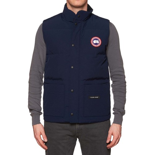 Pre-owned Canada Goose Freestyle Crew 4154m 63 Arctic Navy Blue Down Vest