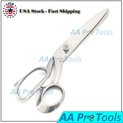 New 10'' Tailor Upholstery Scissors Shears HEAVY DUTY - Stainless Steel Silver