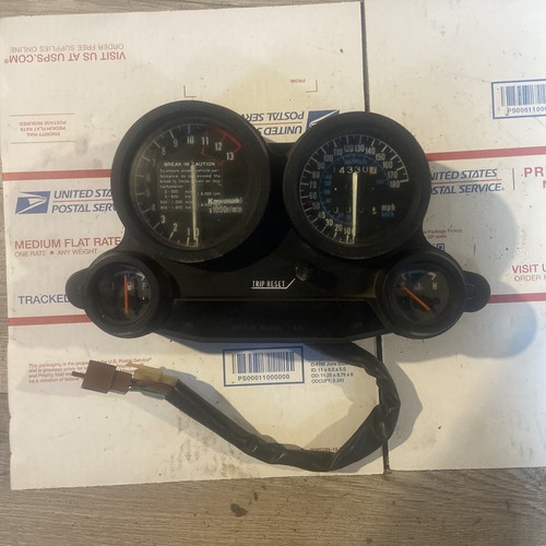 1990 KAWASAKI NINJA ZX10 SPEEDO TACH GAUGES DISPLAY CLUSTER