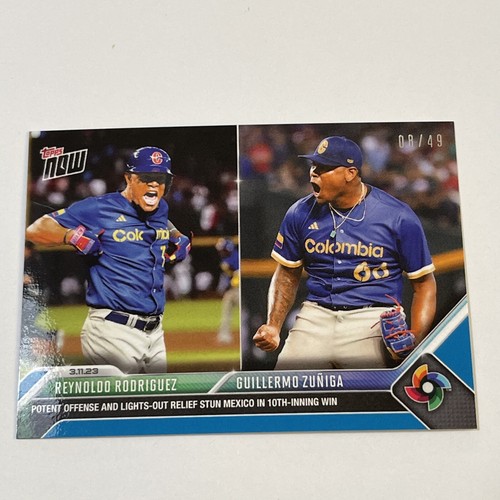 2023 Topps NOW WORLD BB CLASSIC WBC-22 RODRIGUEZ ZUNIGA