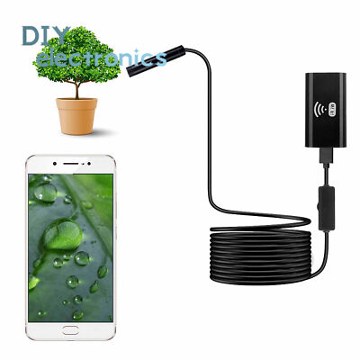 HD Waterproof WiFi Endoscope Inspection 6 LED Camera iPhone Android PC iPad US
