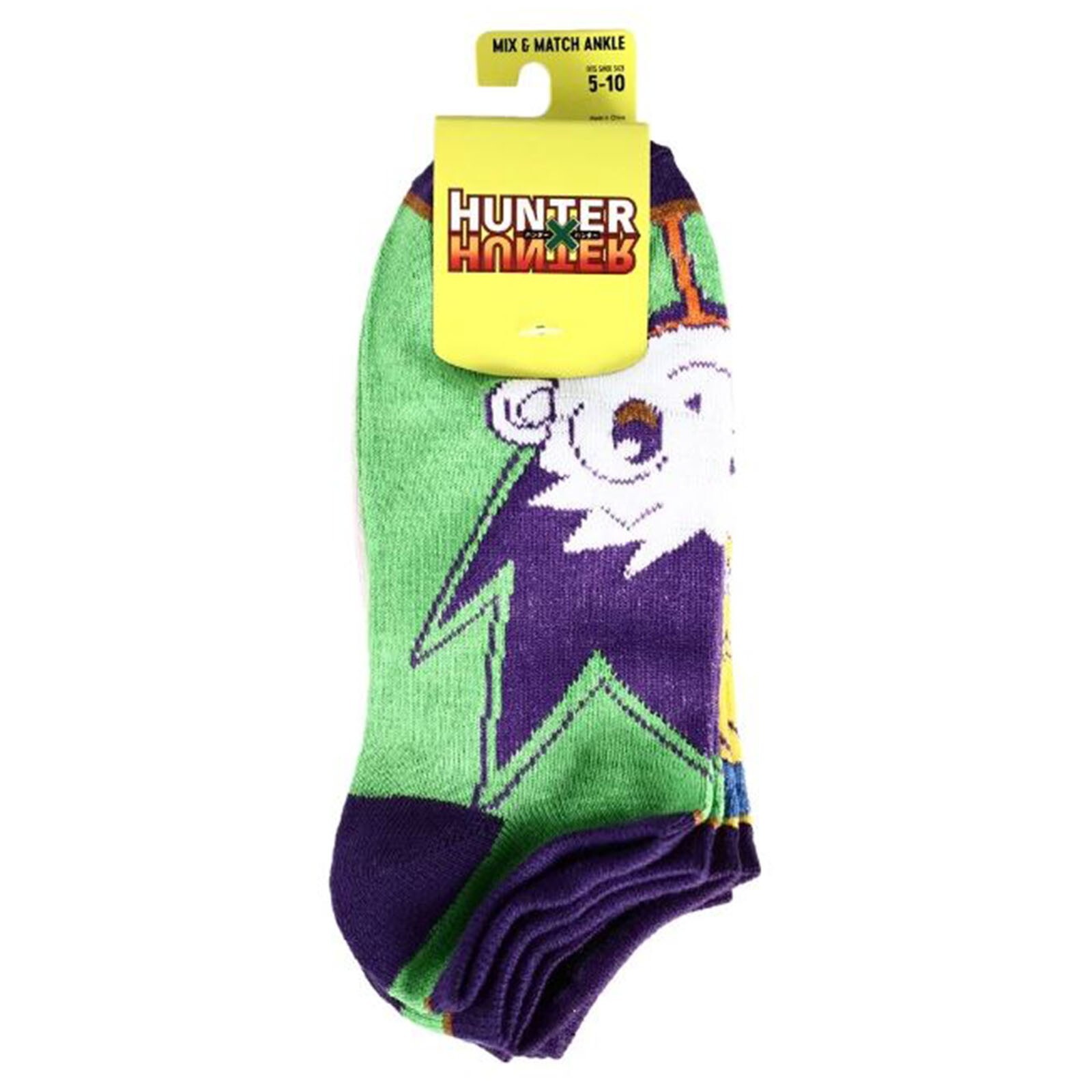 Персонажи Bioworld Hunter X Hunter Смешивают и сочетают 5 Пар носков на щиколотках