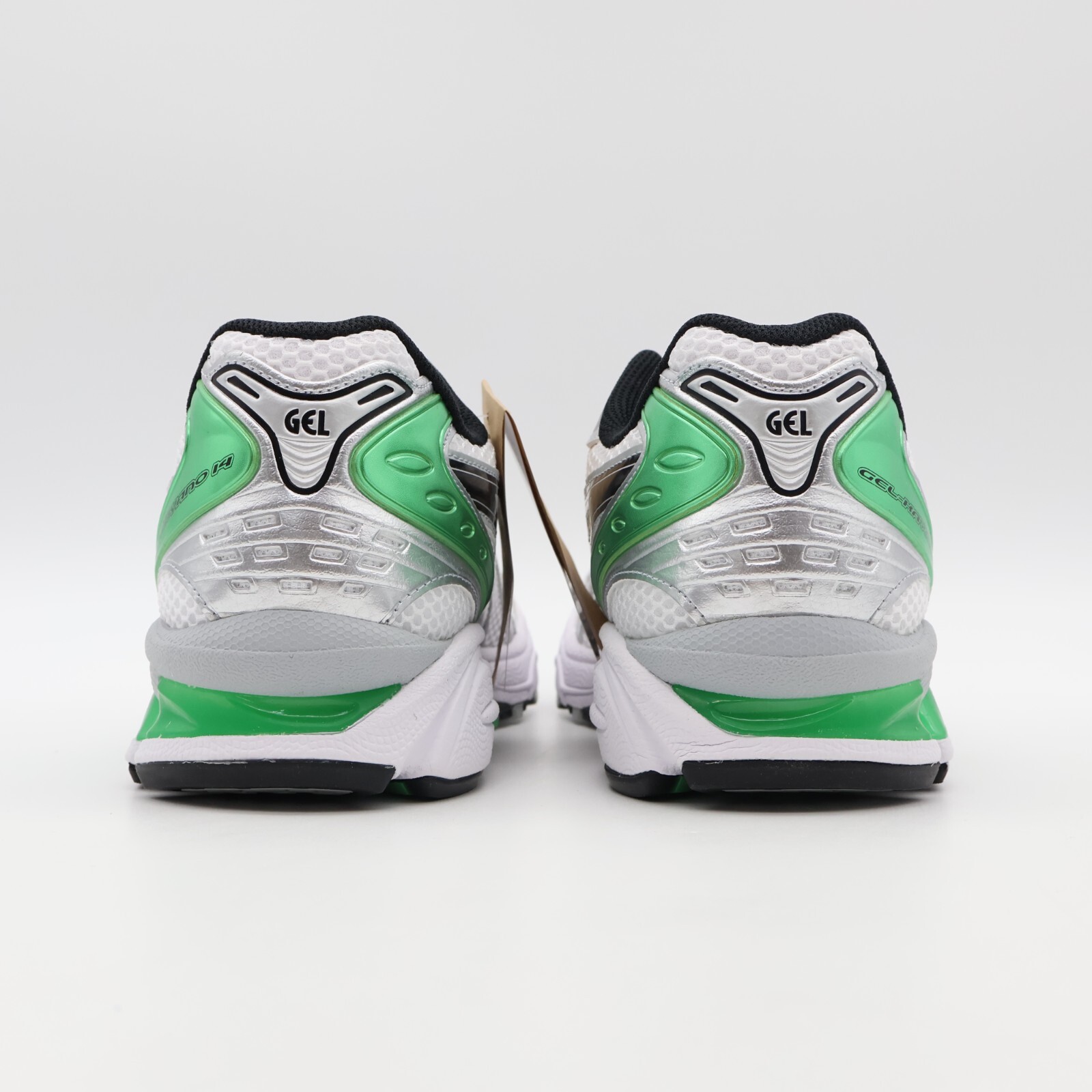 Pre-owned Asics 1201a019-110  Gel-kayano 14 White Malachite Green (men's)