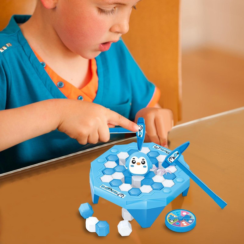 PENGUIN PERIL ICE PICK Challenge Children Family Board Game Christmas Toy Trap