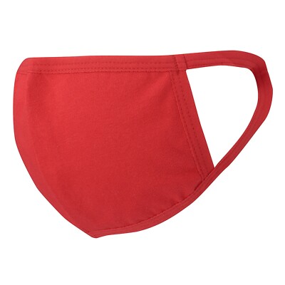 Face Mask Triple Layers 100% Cotton Washable Reusable Color Unisex Men Women