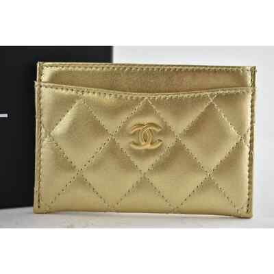 【25P/ゴールドのCCロゴがゴージャス☆】CHANEL カードホルダー 25P/ゴールドのCCロゴがゴージャス☆】CHANEL カードホルダー