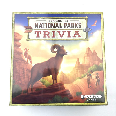 Trekking The National Parks TRIVIA Card Game Underdog Games Ages 10+ NEW SEALED