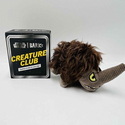 Bark Box XS-S Wooly Bully Mudhorn Plush Dog Toy Star Wars Crinkle Squeaker New