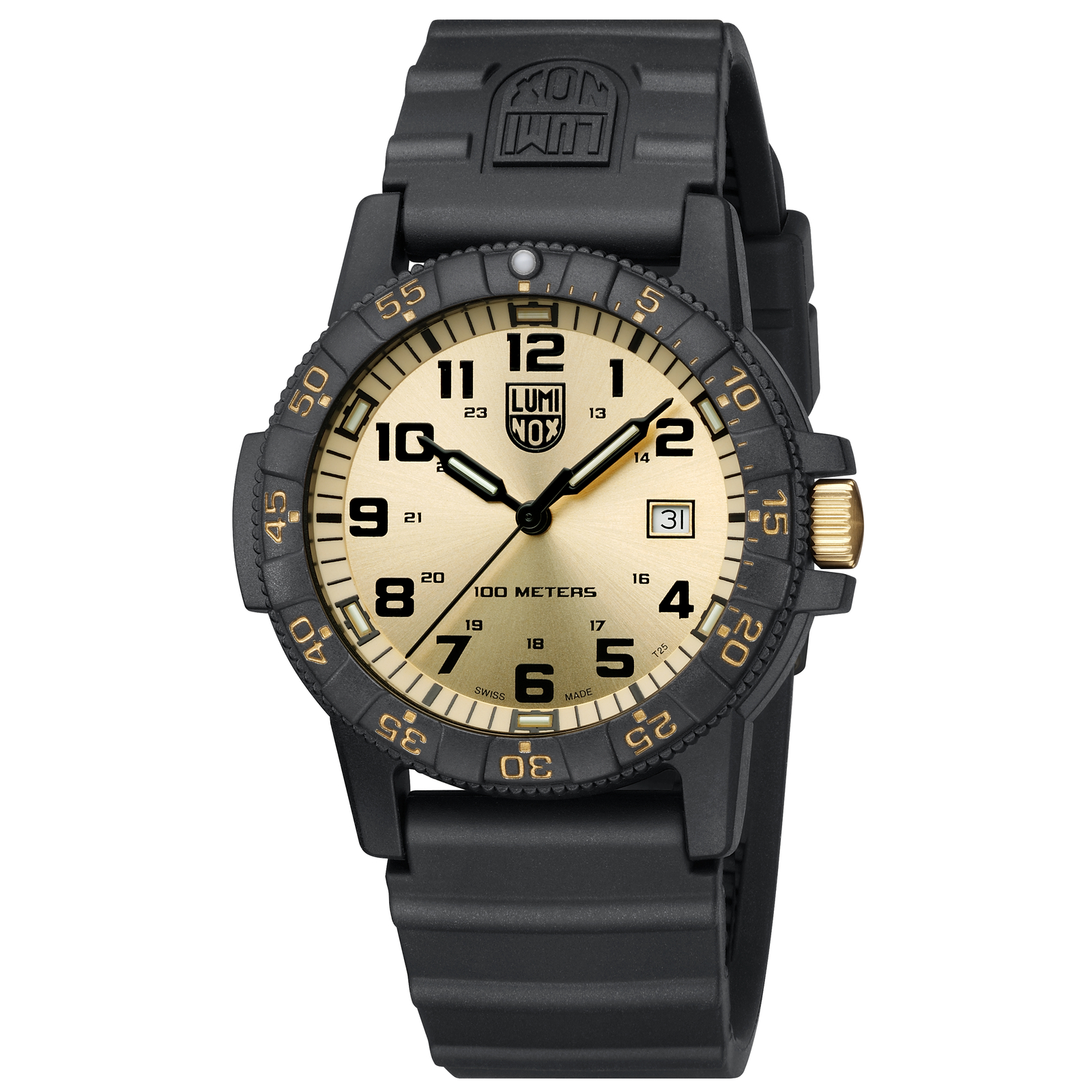Pre-owned Luminox Watch Xs.0325.gp Leatherback Sea Turtle Giant 44 Mm, Outdoor Watch