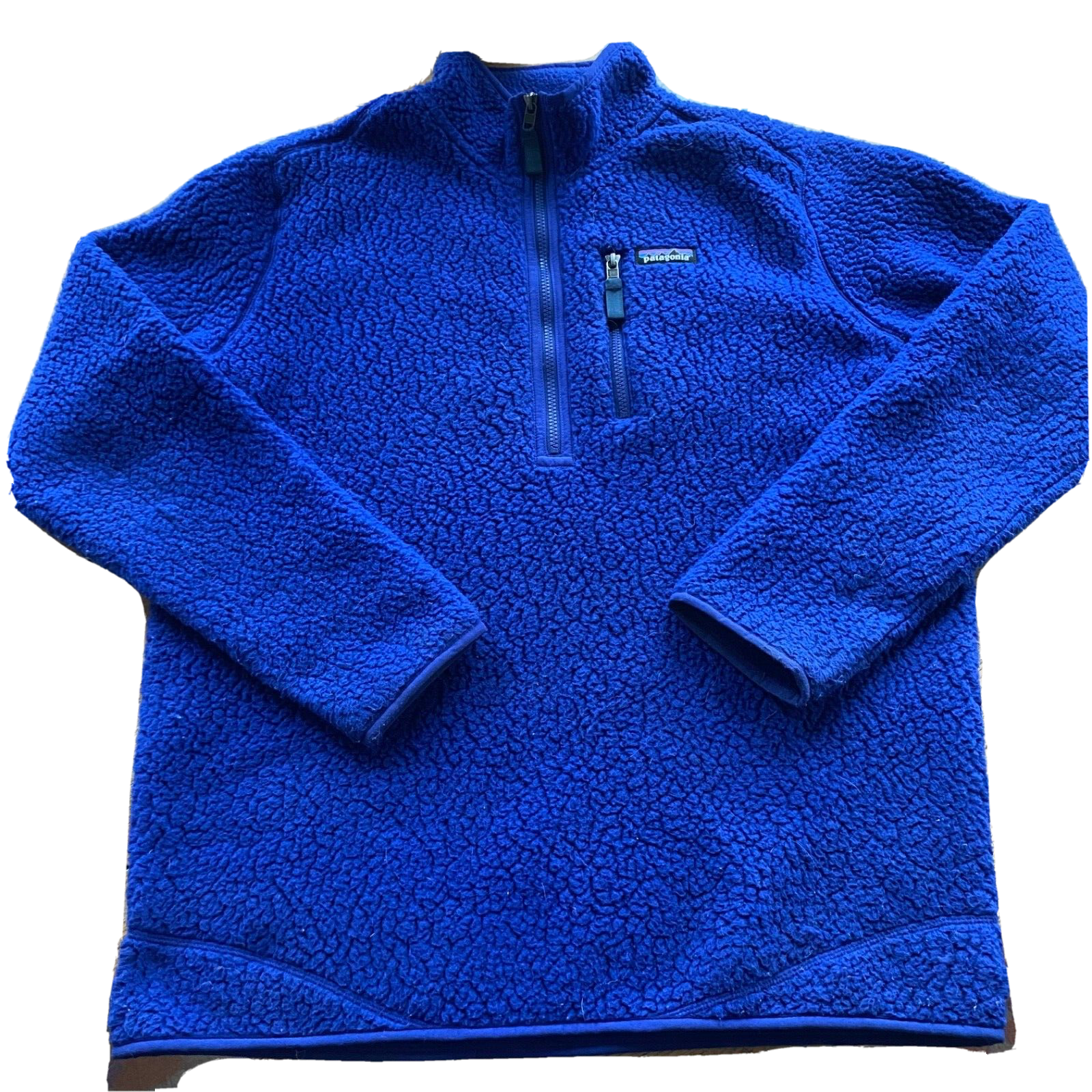 PATAGONIA cobalt blue retro pile fleece zipneck/STY22811 PATAGONIA cobalt blue retro pile fleece zipneck/STY22811