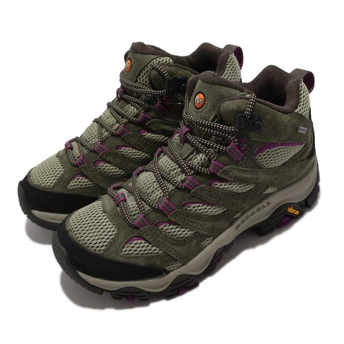 

Merrell Moab 3 Mid GTX Gore-Tex Lichen Green Женская походная обувь на открытом воздухе J035818, Зеленый, Moab 3 Mid Gtx