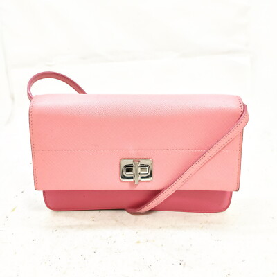 Prada Shoulder Bag  Pink Leather 438897