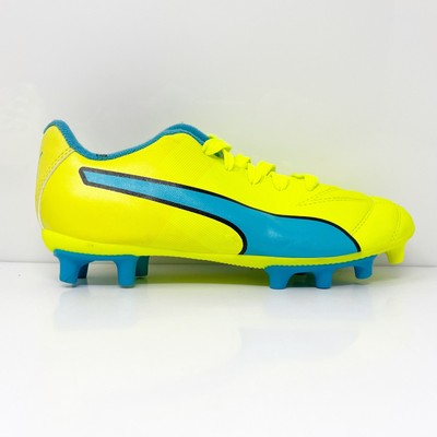 Зеленые футбольные бутсы Puma Boys Adreno II FG, размер 2C