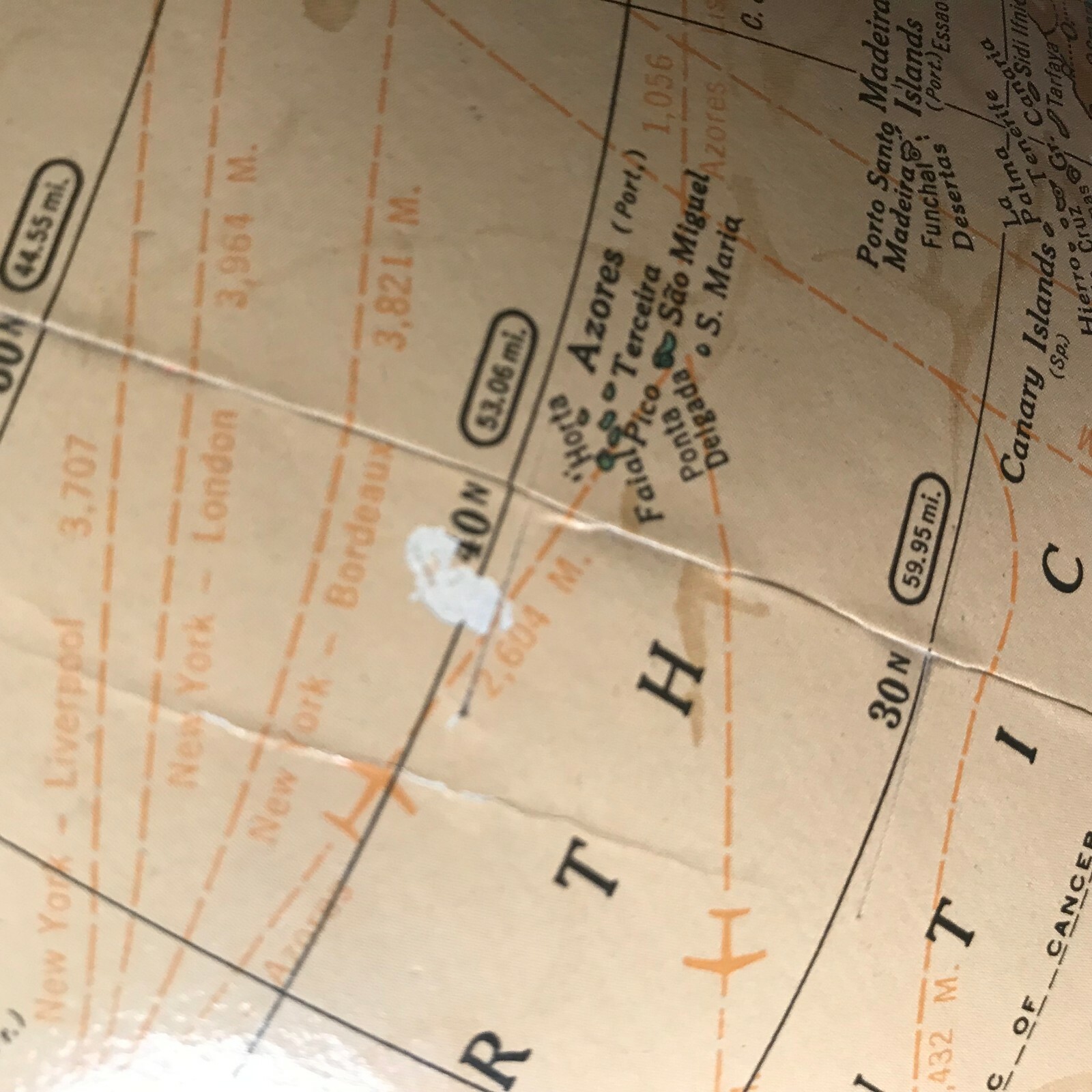 Cram's Imperial World Globe 12 inch tall 38 inches round metal base