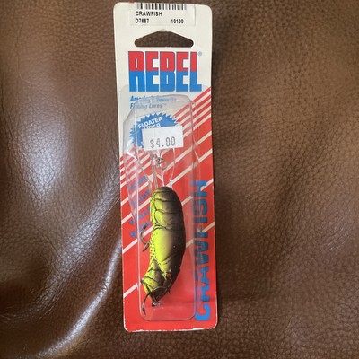 Rebel crankbait, ''crawfish'', NOS, NIP, 1/5 oz, free shipping