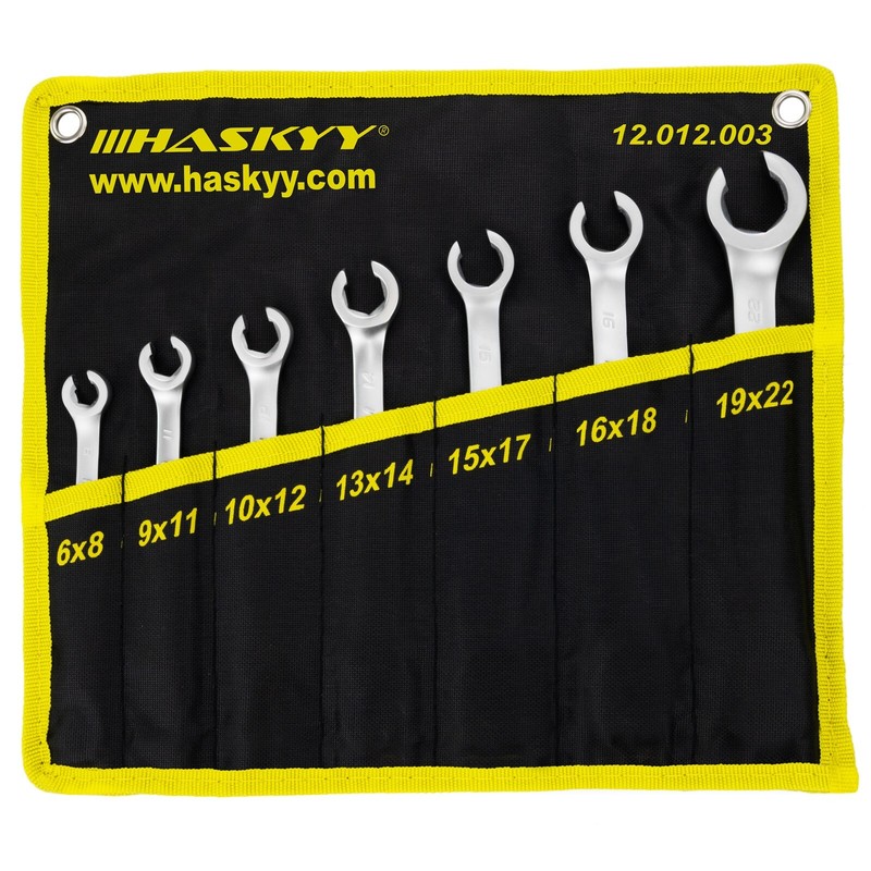 BremsleitungsschlÃ¼Ssel Offener Set Bremsen RingschlÃ¼Ssel 6-22mm Satz 7 Tlg.