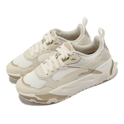

Puma Trinity Warm White Snow Grey Gold Мужская повседневная обувь унисекс 389289-10, Цвет слоновой кости, Trinity